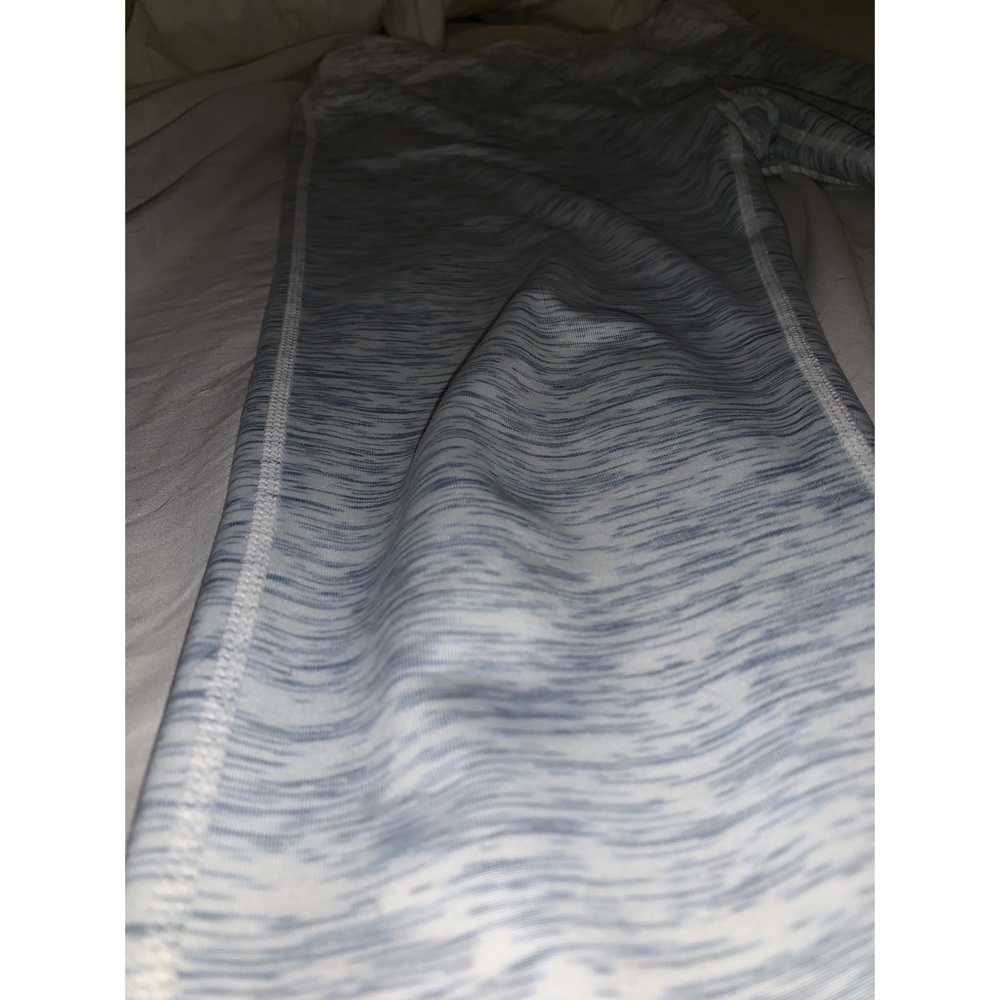 White/space dye leggings